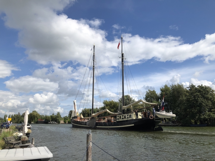 Zeilschip de ‘Korevaer’ uit Leiden