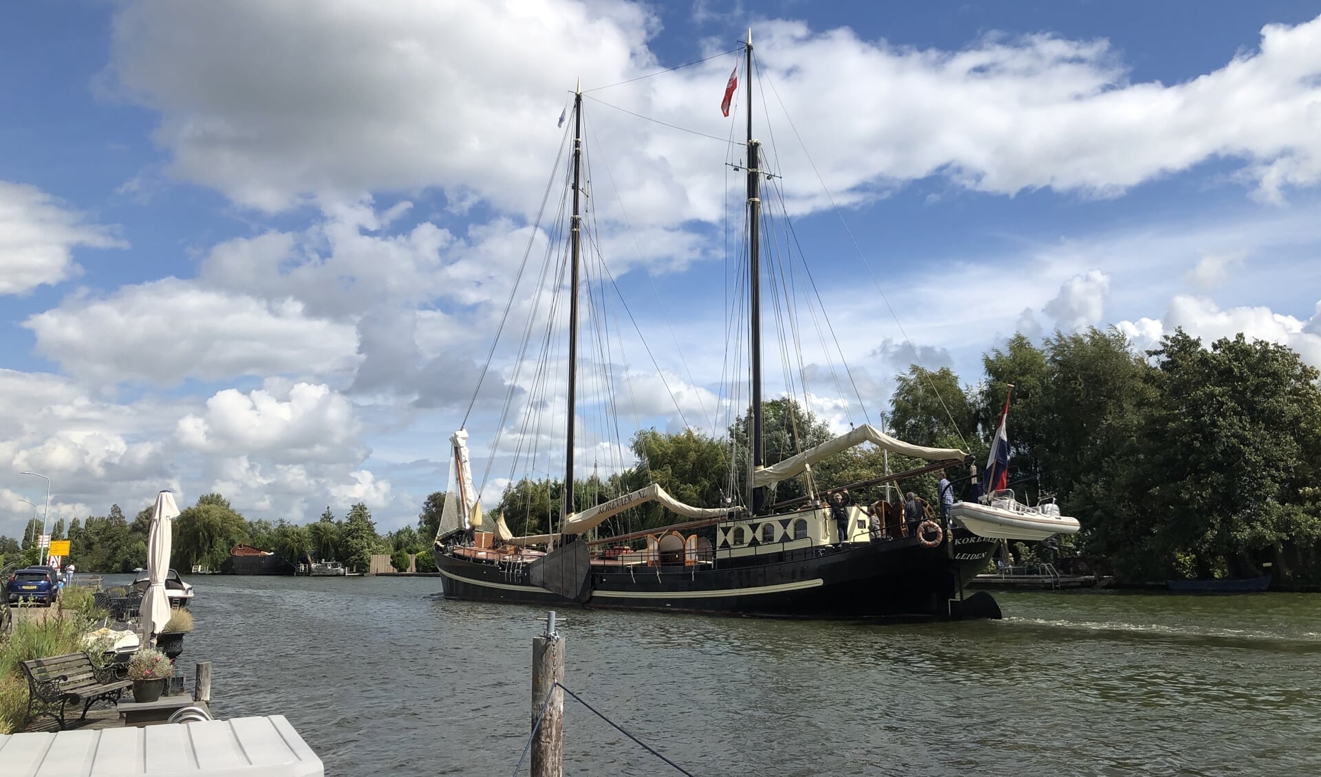Zeilschip de ‘Korevaer’ uit Leiden