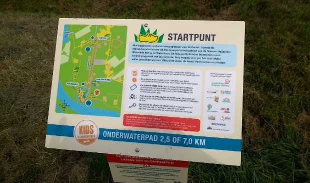 Startpunt Onderwaterpad bij Fort Honswijk