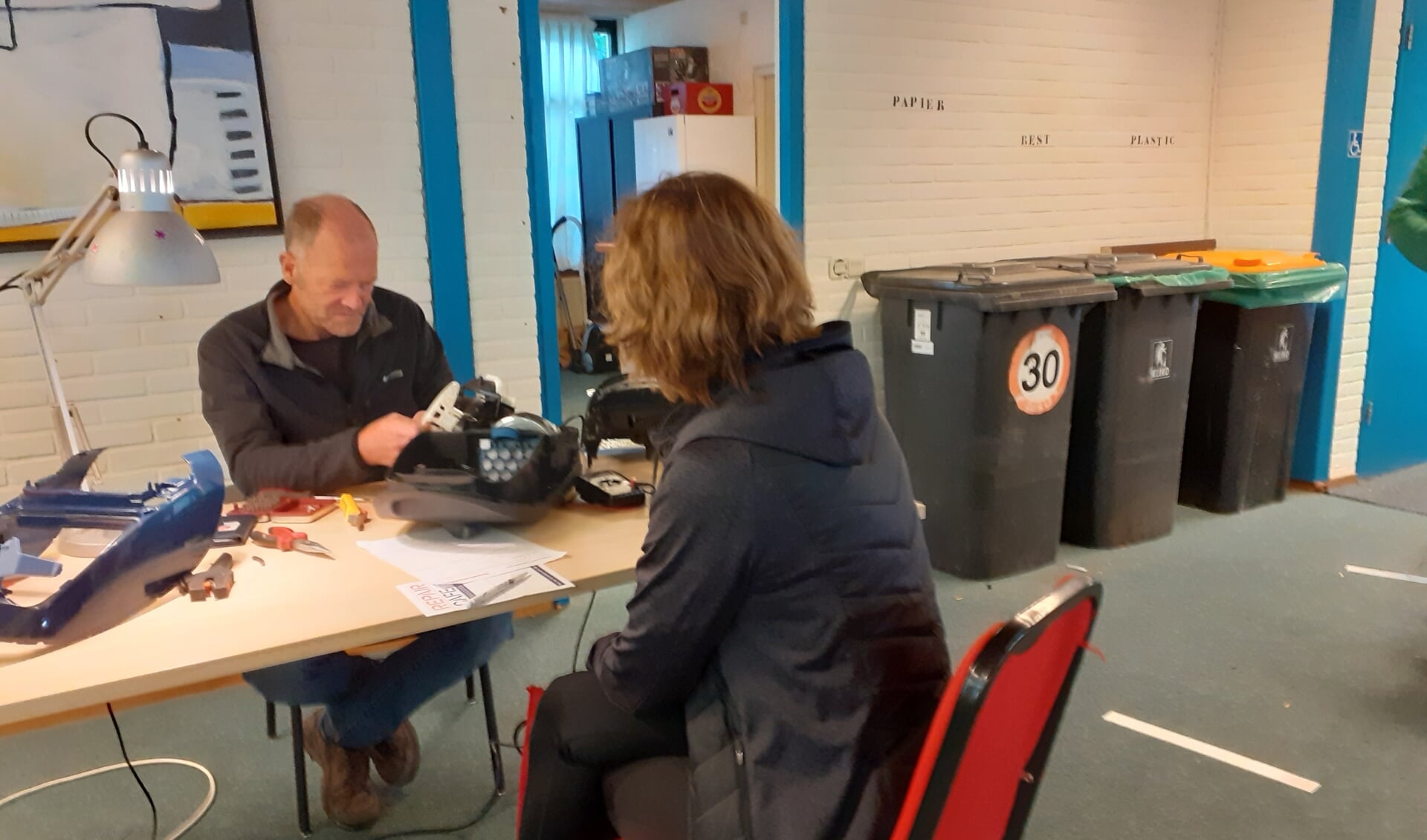 Het eerste repaircafé was een succes