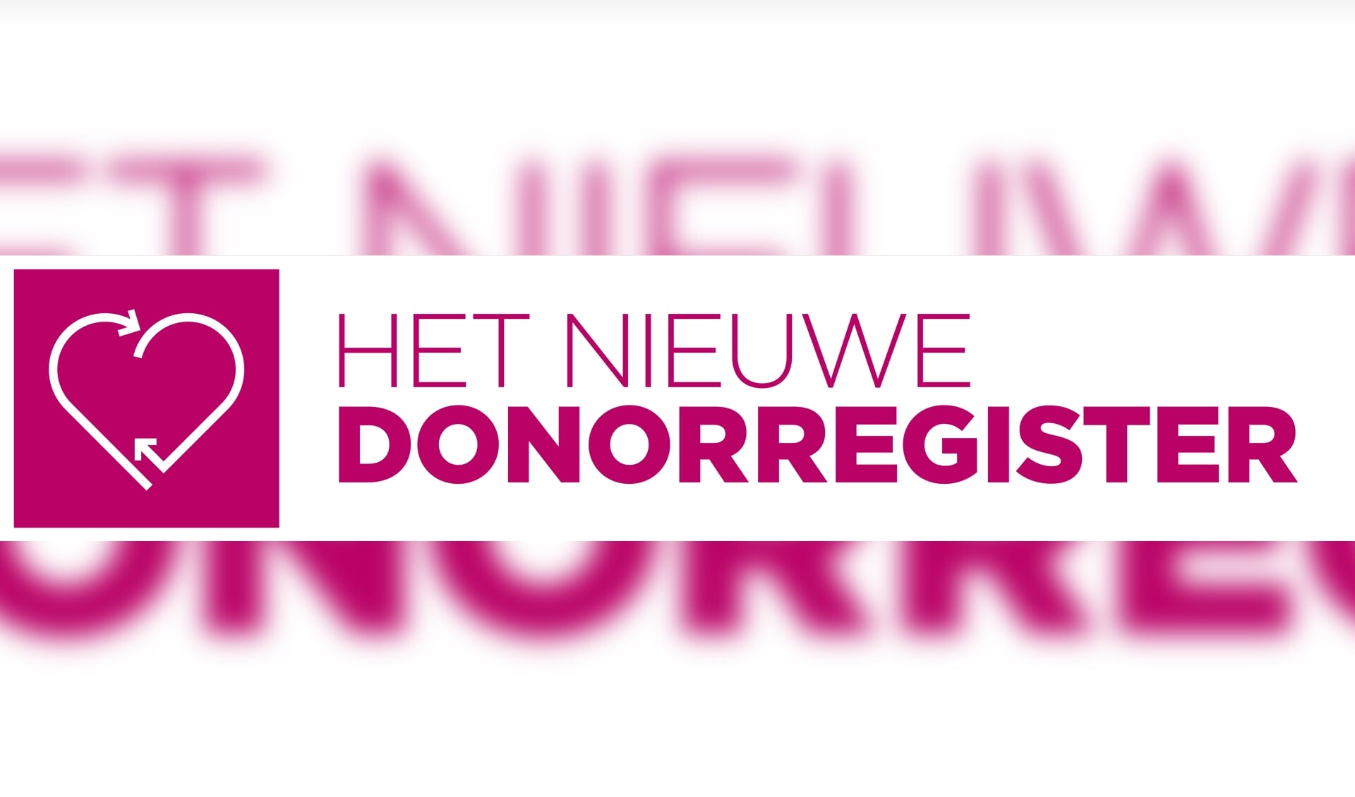 Logo het nieuwe Donorregister