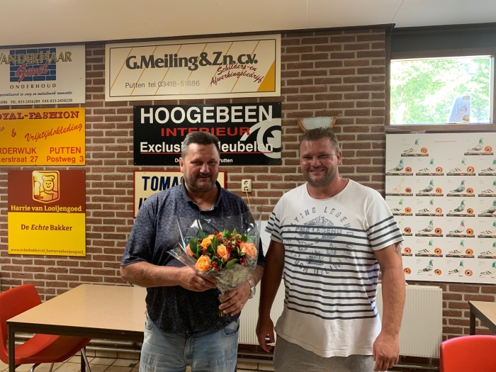 K. v/d Broek en zijn zoon Arjan