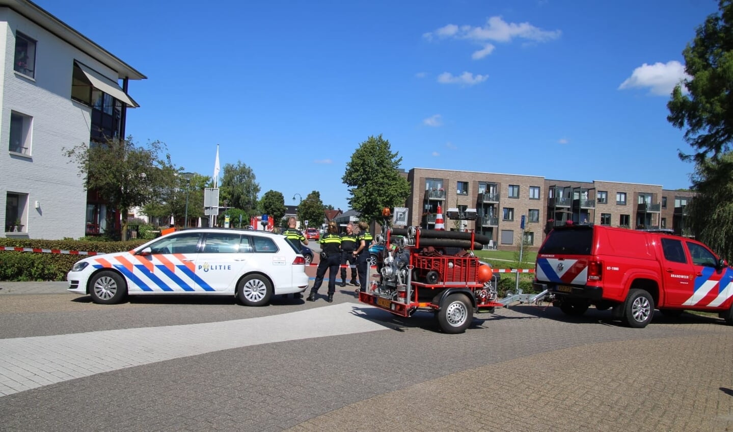 Gaslek Vijverlaan bij het Huis in de Wei.