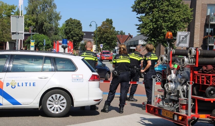 Gaslek Vijverlaan bij het Huis in de Wei.