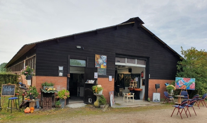Locatie Esther Verburgt tijdens de kunstroute van StEK
