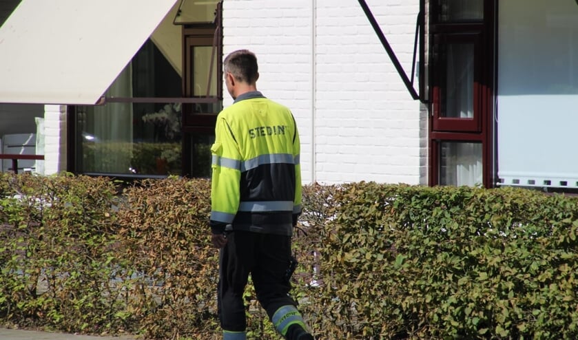 Gaslek Vijverlaan bij het Huis in de Wei.