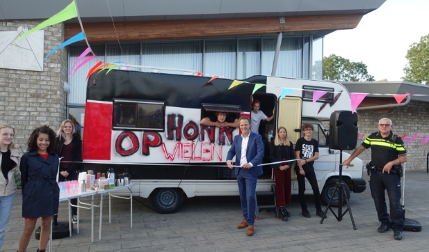 <p>Presentatie van Honk op Wielen</p>