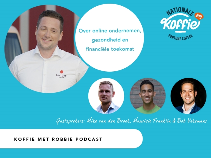 Podcast Koffie met RobbieVoor vragen en informatie neemt u contact op met Robbie van Meggelen van Fortune Coffee via kantoor.breda@fortune.nl of 0162-671090.