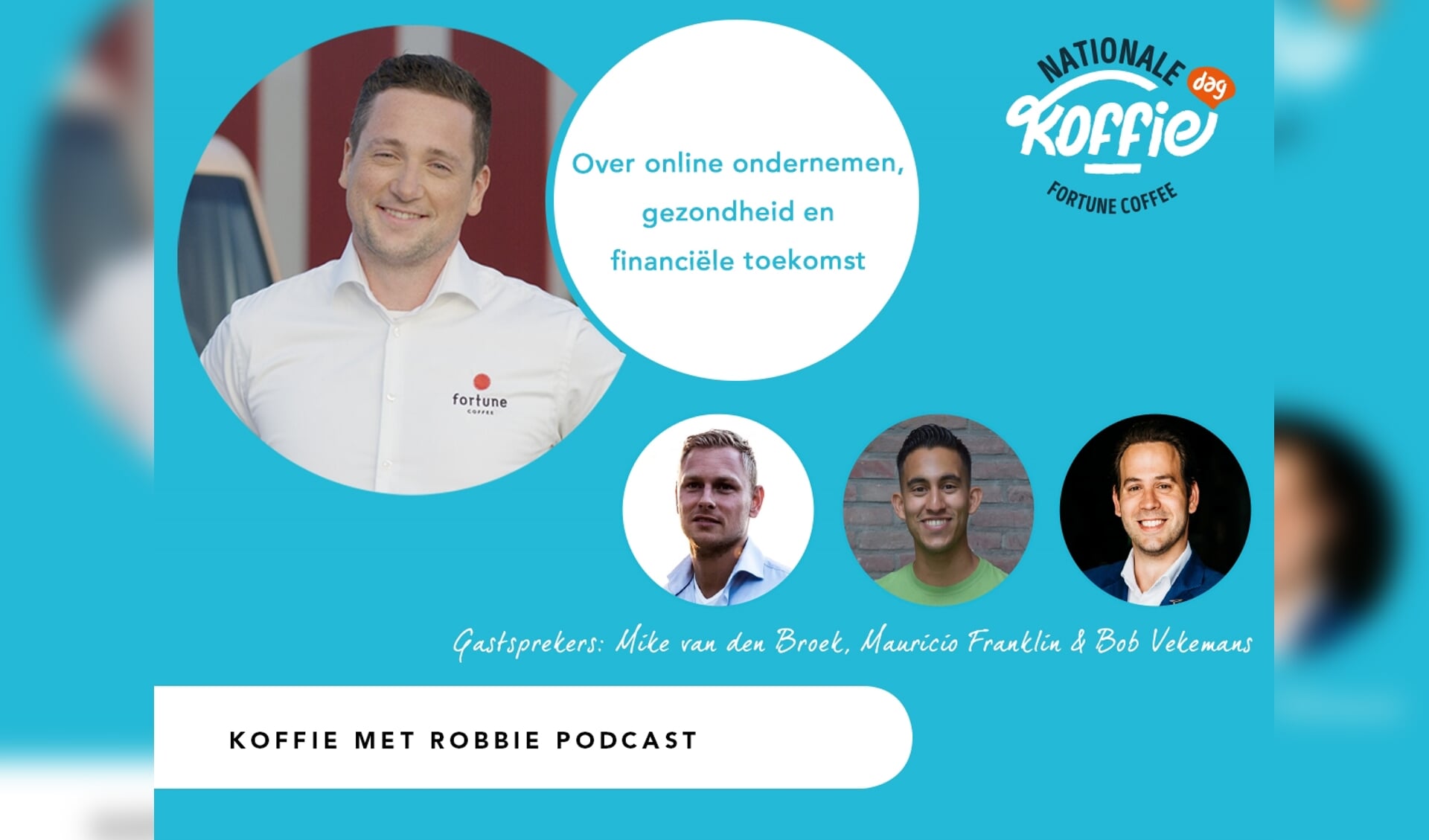 Podcast Koffie met RobbieVoor vragen en informatie neemt u contact op met Robbie van Meggelen van Fortune Coffee via kantoor.breda@fortune.nl of 0162-671090.