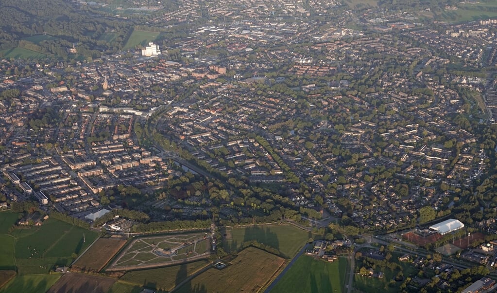 Overzichtsfoto van een groot deel van Barneveld.