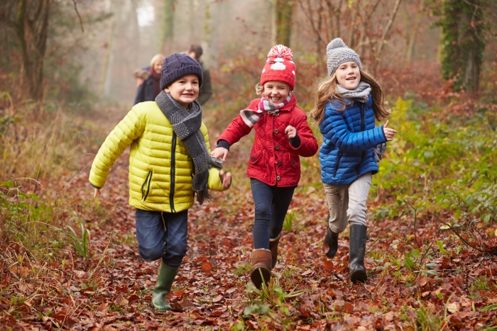 Superspeurders-Rennende kinderen-herfst