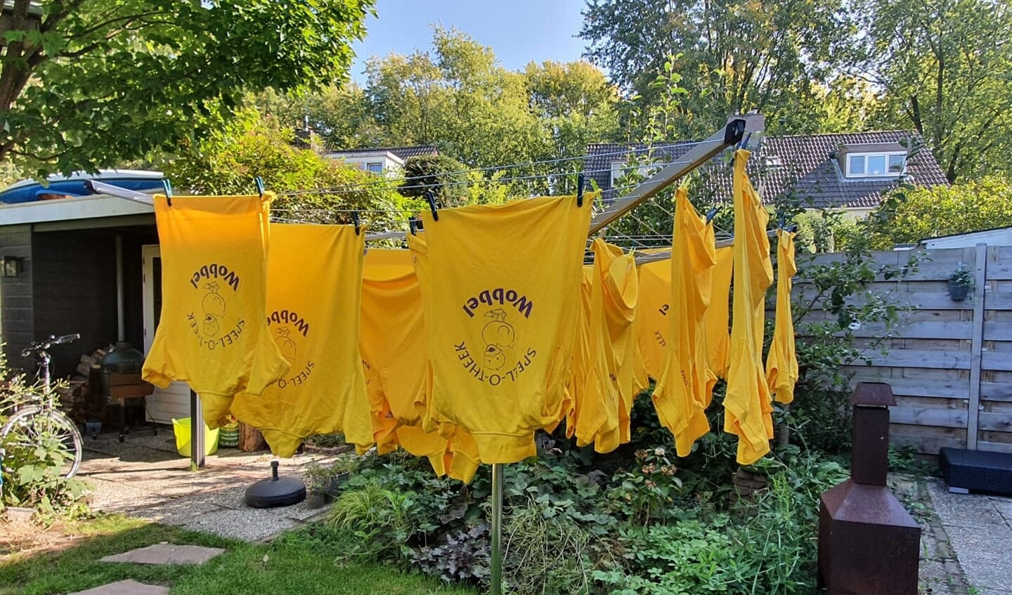 Weer frisse polo's in het mooie najaarszonnetje