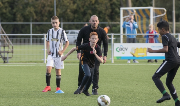 Training Wesley Sneijder