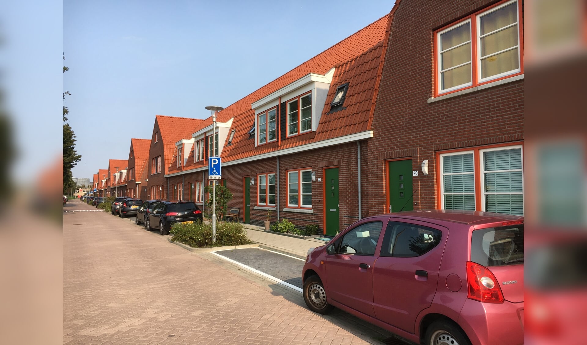 Nieuwbouw huurwoningen Eigen Haard aan de Burgemeester Stramanweg in Ouderkerk.
