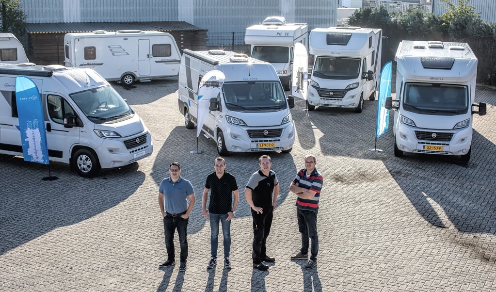 De passie van Eric van der Werf, Matthieu Dammers, Richard van de Pol en Jonathan Steenbergen ligt op het gebied van campers, caravans en trailers. 