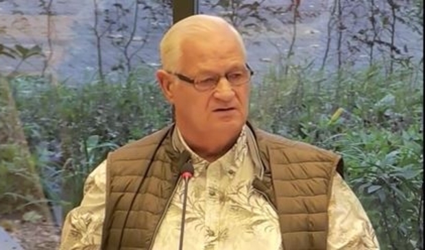Piet Kohlberg stelde SP'er Eva Dansen een gewetensvraag vanaf de zeepkist