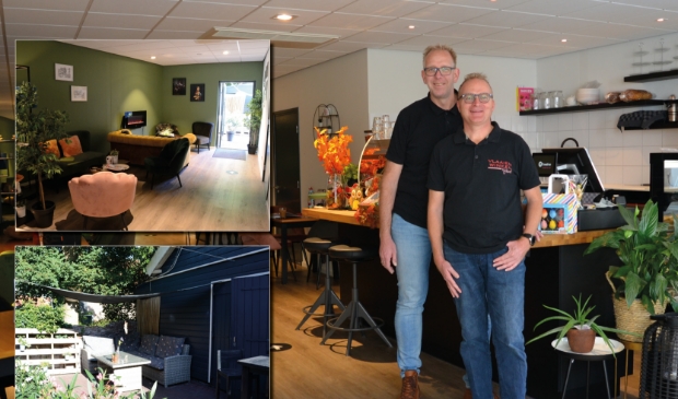 Richard en Marco Velzing-Westerink: ,,Gasten kunnen nu met ontbijt, lunch en vlaai bij ons terecht.''