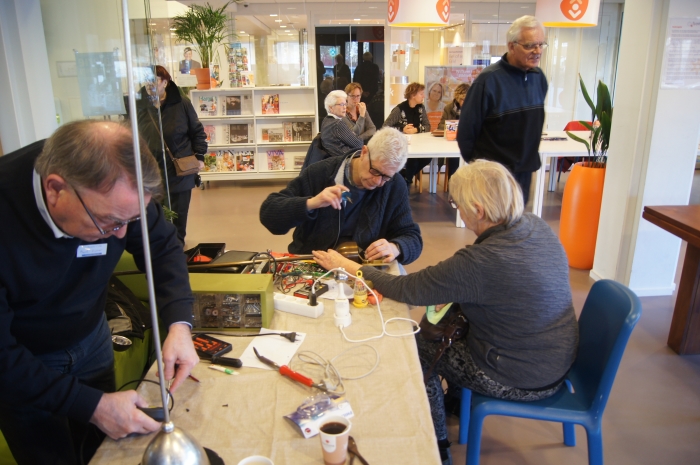 Repaircafé in actie