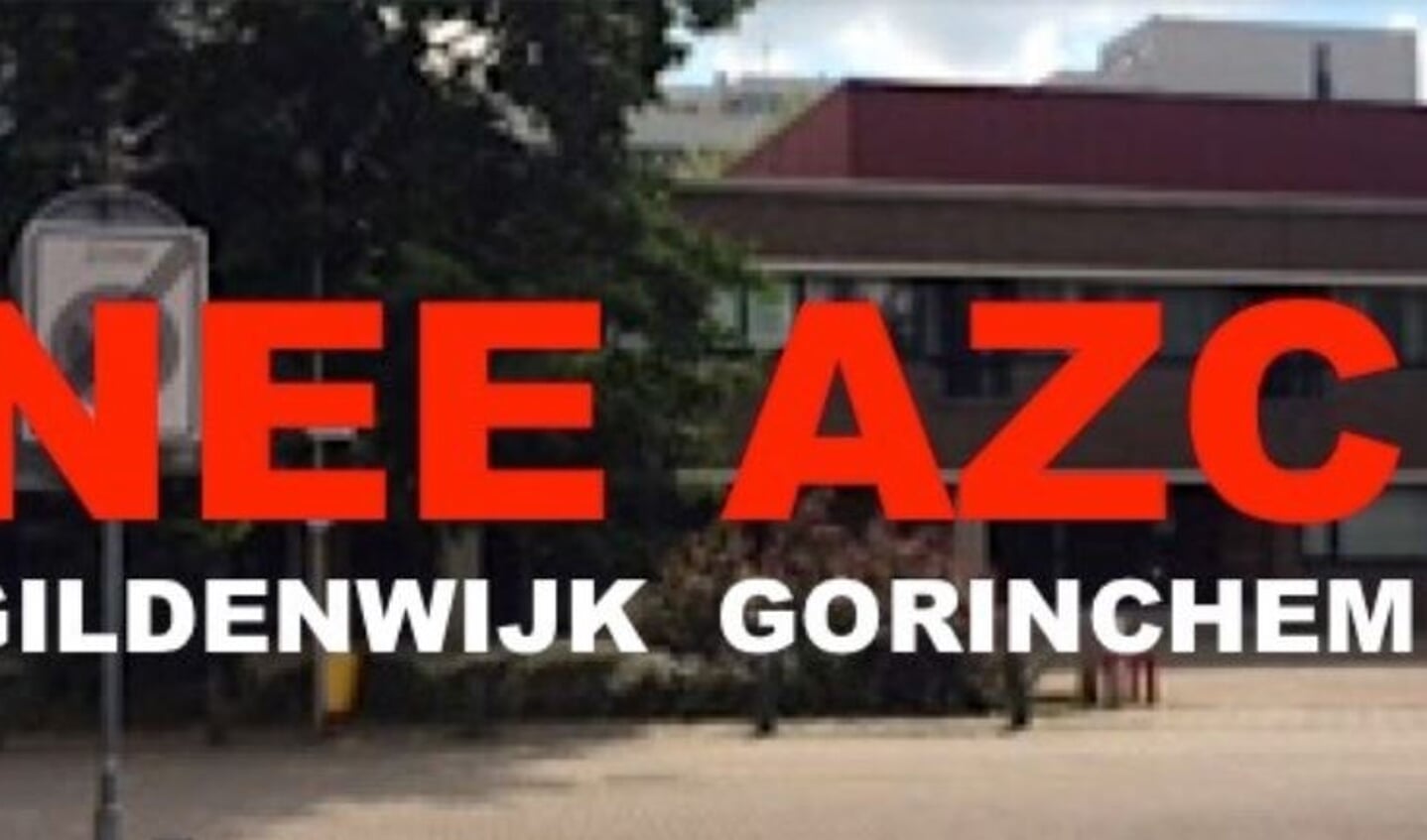 Beeld van de Facebook pagina van protesten tegen de komst van een AZC