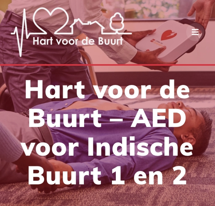 Hart voor de Buurt doneer site.