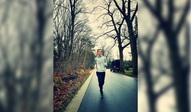 Rob Hogenhuis tijdens één van zijn trainingen