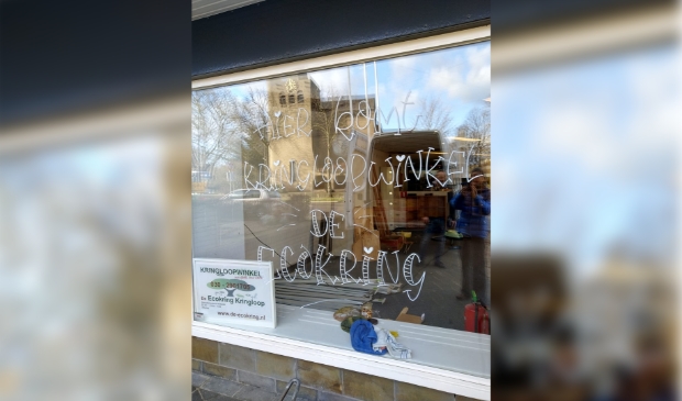 Er wordt hard gewerkt aan een nieuwe winkel