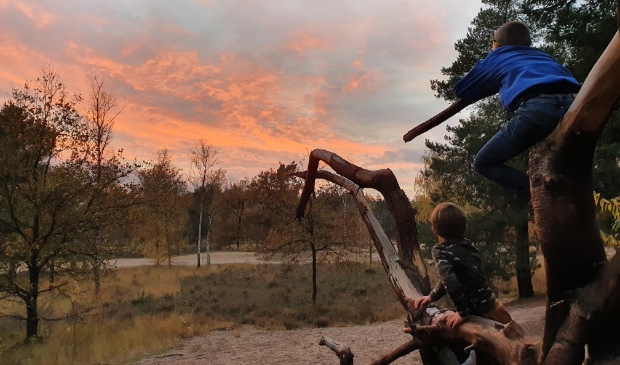 Zonsondergang in Den Treek