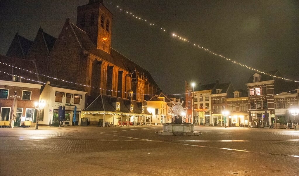 De Hof is leeg tijdens de eerste avondklok in Amersfoort