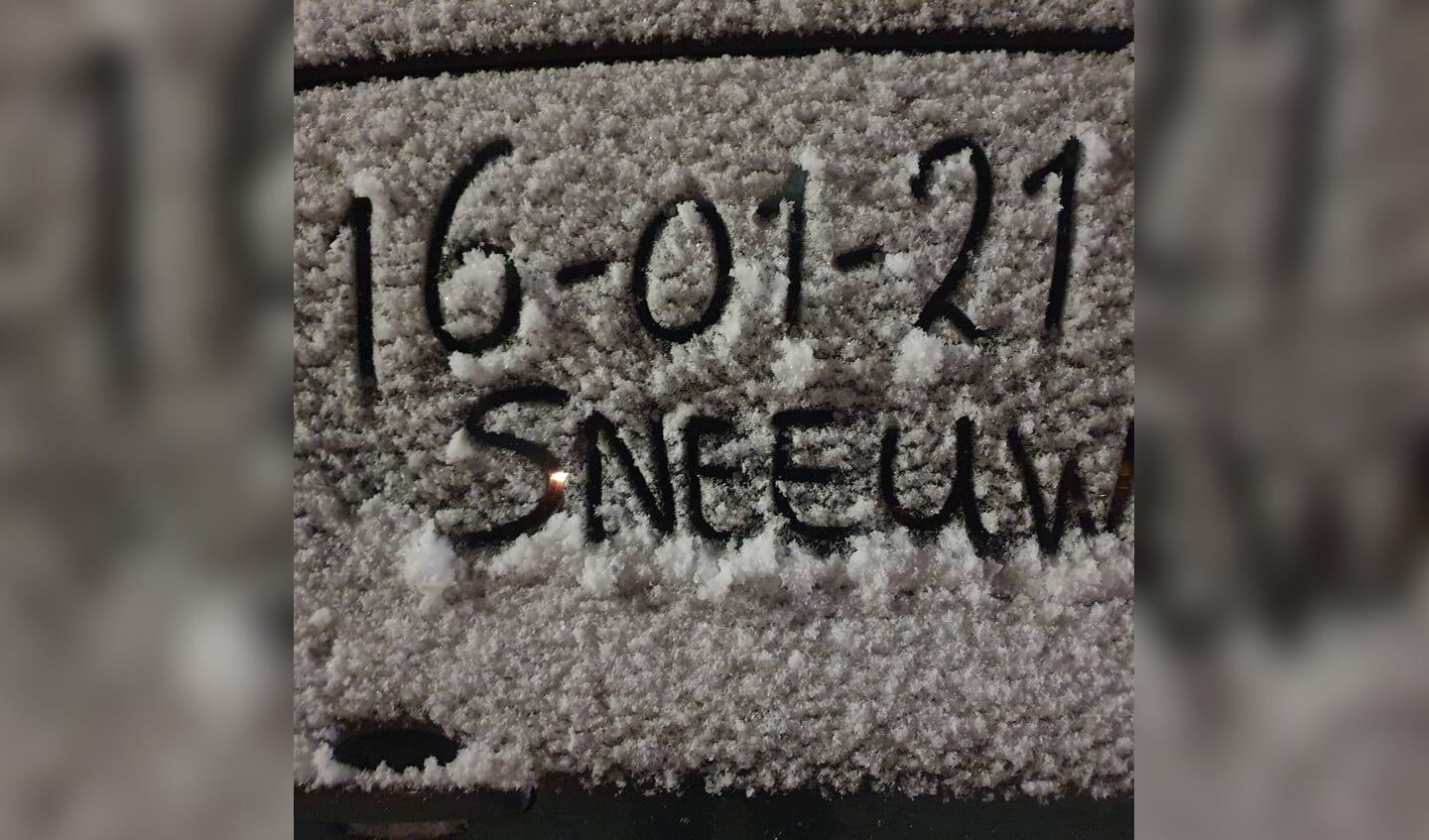 Sneeuwpret in Kernhem.