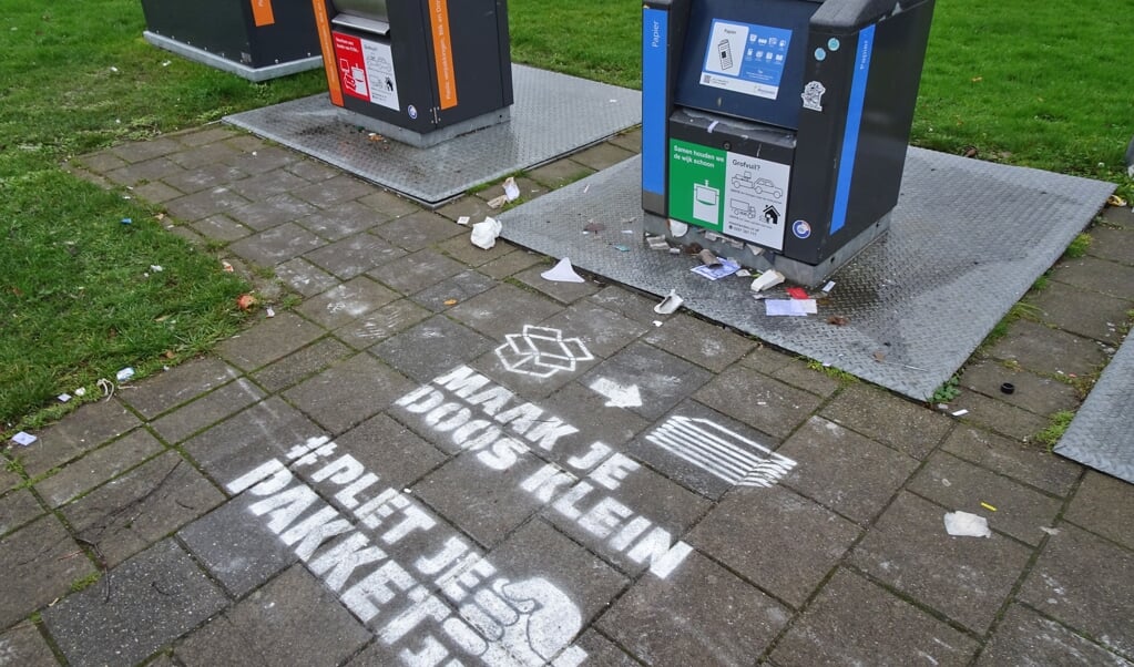  Afvalverwerker Meerlanden zet alles op alles om de bevolking 'op te voeden' onder meer via de campagne 'plet je pakketje'. 