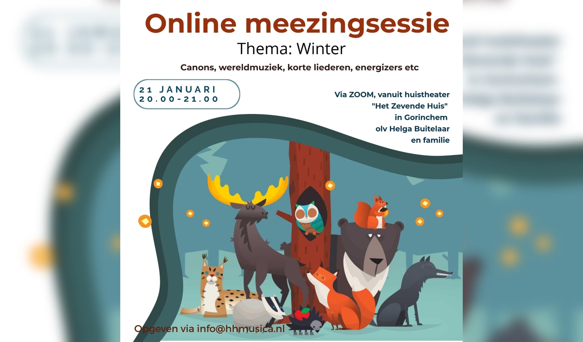 poster online meezingen