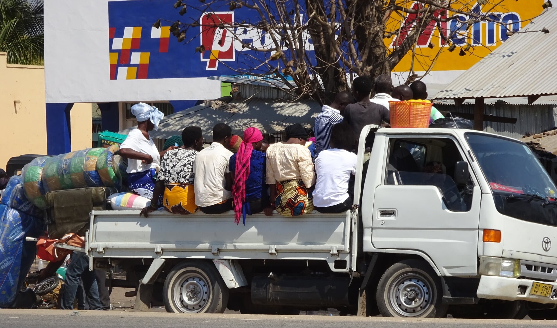 Vrachtauto in Malawi