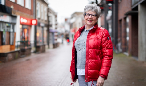 <p>Centrummanager Kitty Schueler tijdens de tweede lockdown. ,,Inmiddels zie je weer leven in de winkelstraten.''</p>
