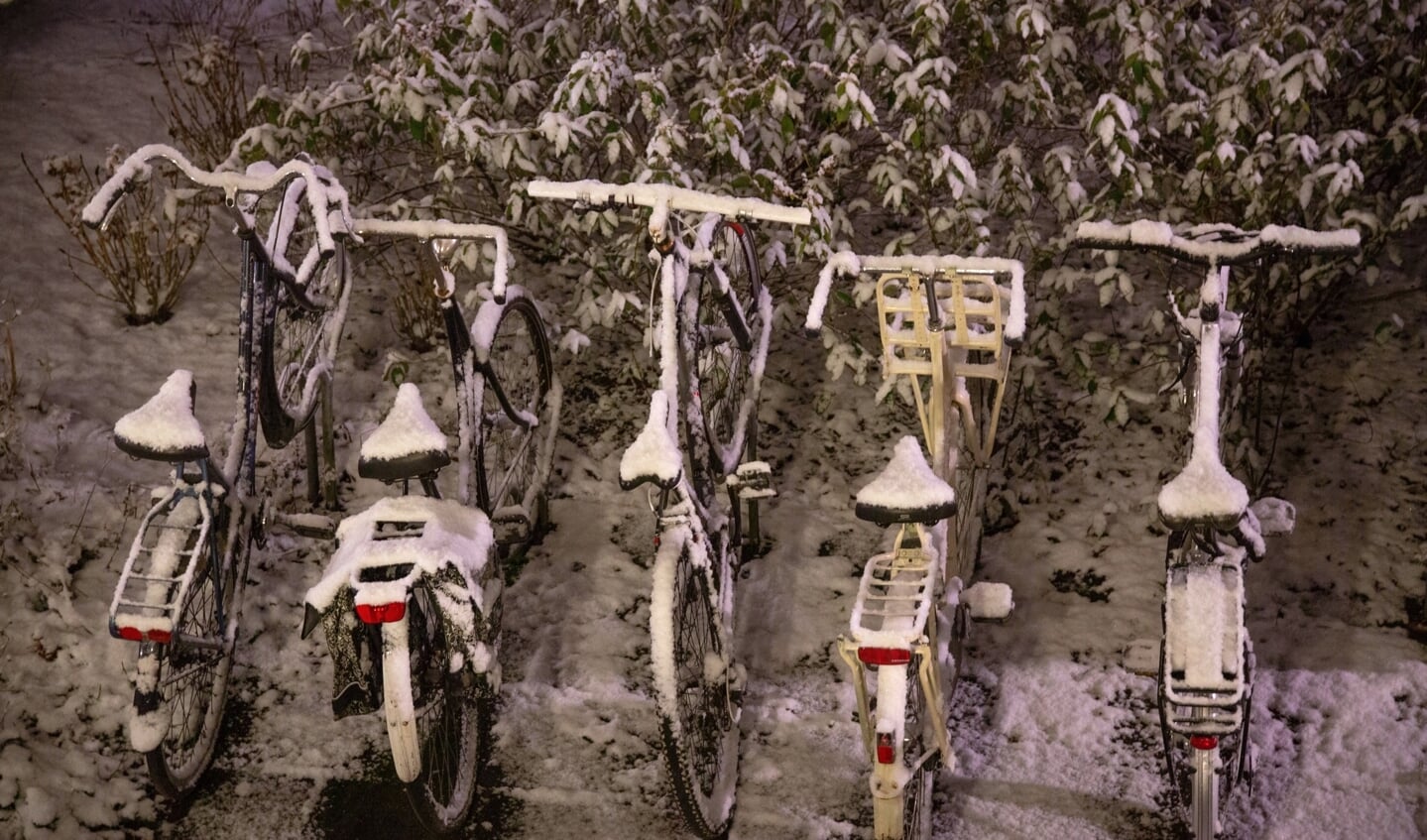 Eerste sneeuw in Barneveld en Voorthuizen