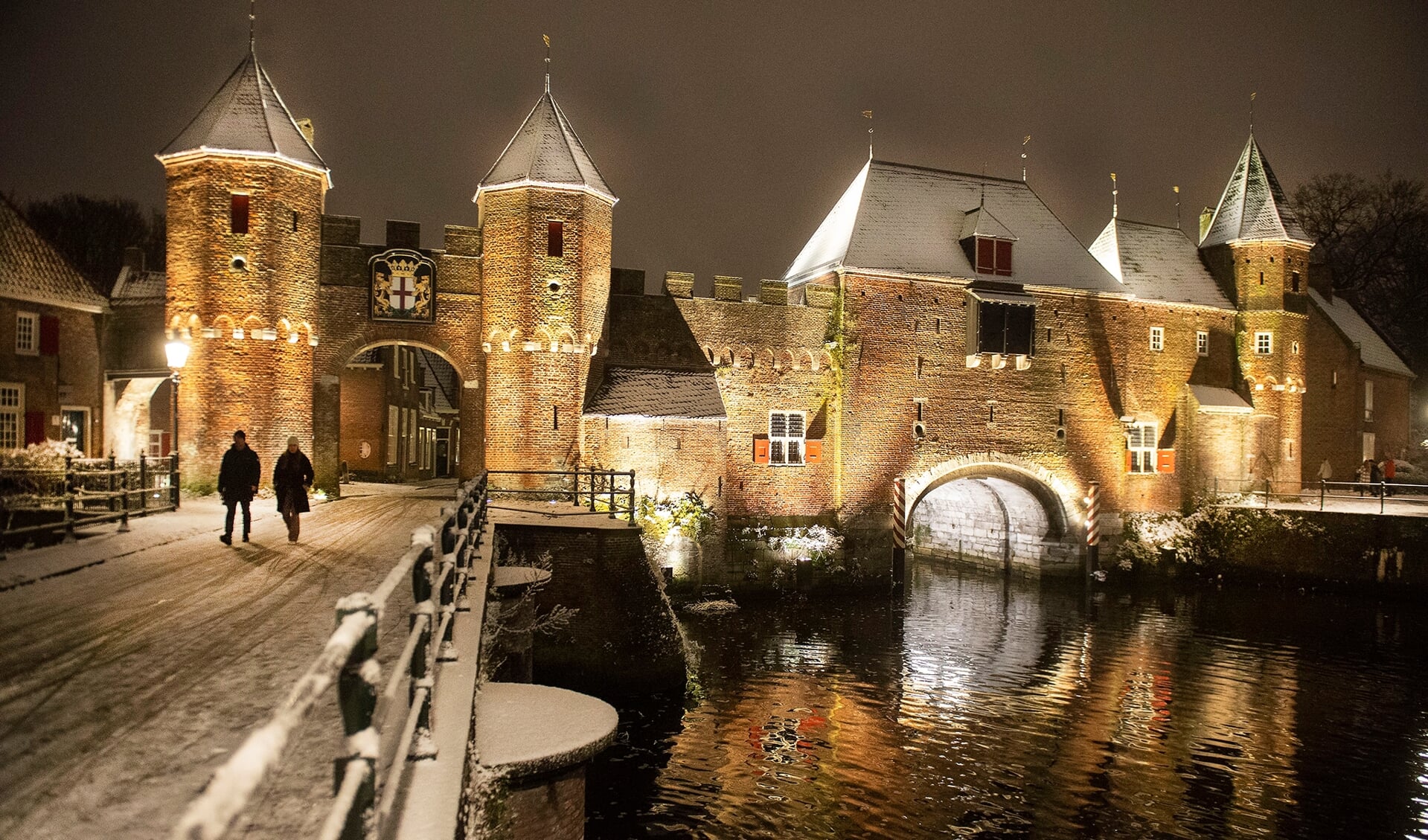 Eindelijk sneeuw in Amersfoort