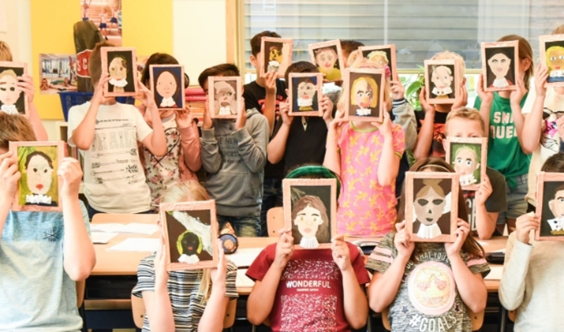 De Gouden Eeuw verbeeld, een voorbeeld van cultuureducatie op school. 