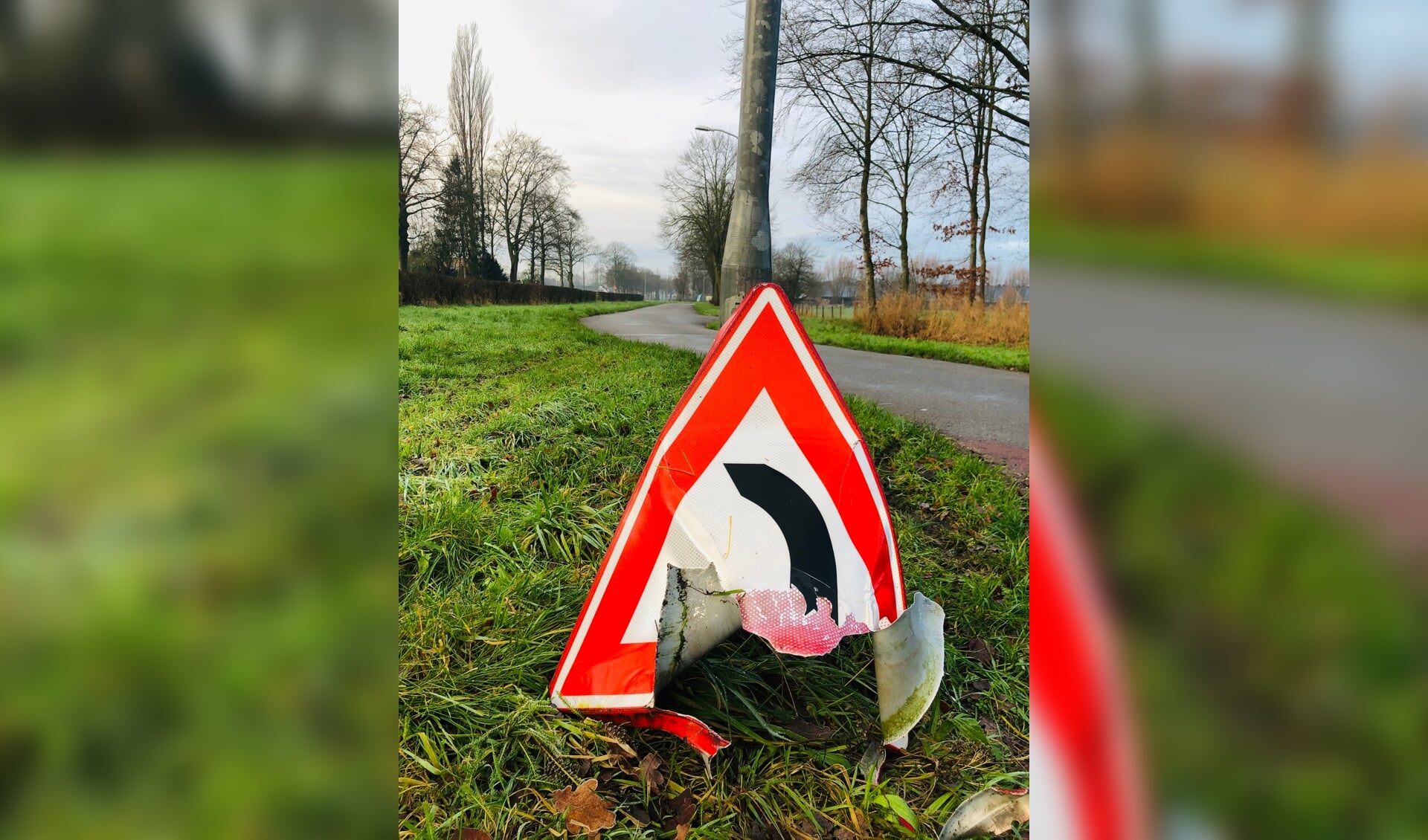 Met name (verkeers-)borden moesten het ontgelden. Maar liefst 45 borden werden vernield door vuurwerk.