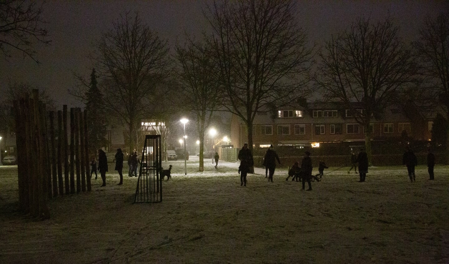 Eerste sneeuw in Barneveld en Voorthuizen