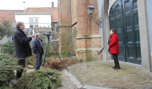<p>Opname van themafilm</p>