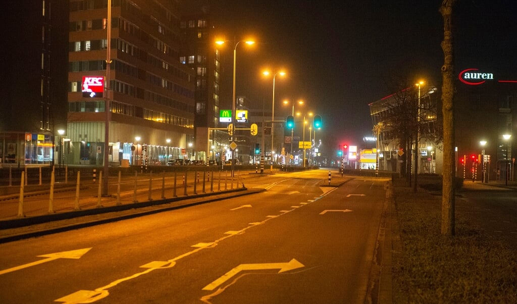 1e avond van de avondklok in amersfoort