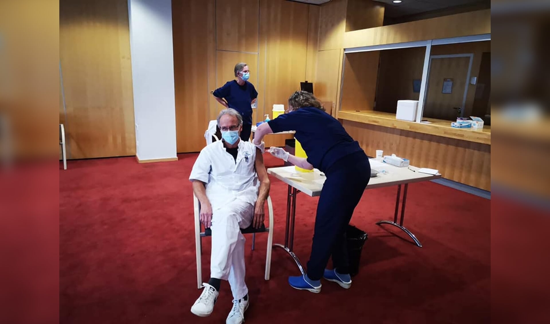 IC-verpleegkundige Reinier had de primeur in het Amstelveense ziekenhuis.