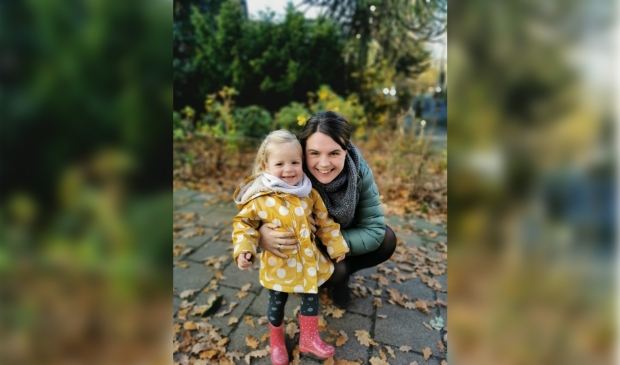 Nienke Bonenberg met dochter