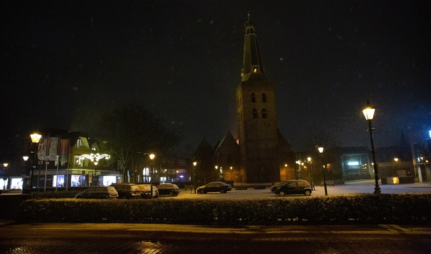 Eerste sneeuw in Barneveld en Voorthuizen