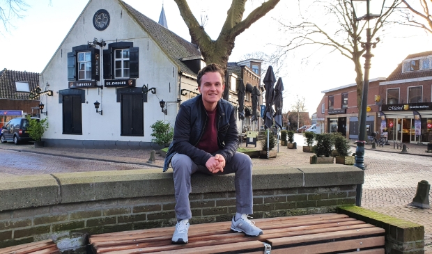 Kaj houdt van het dorpse karakter van Houten. Hier wil hij werken aan herstel.