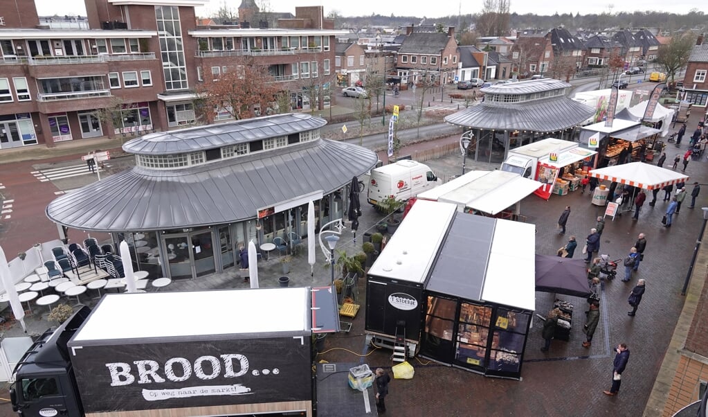 Een overzicht van de nieuwe marktlocatie.