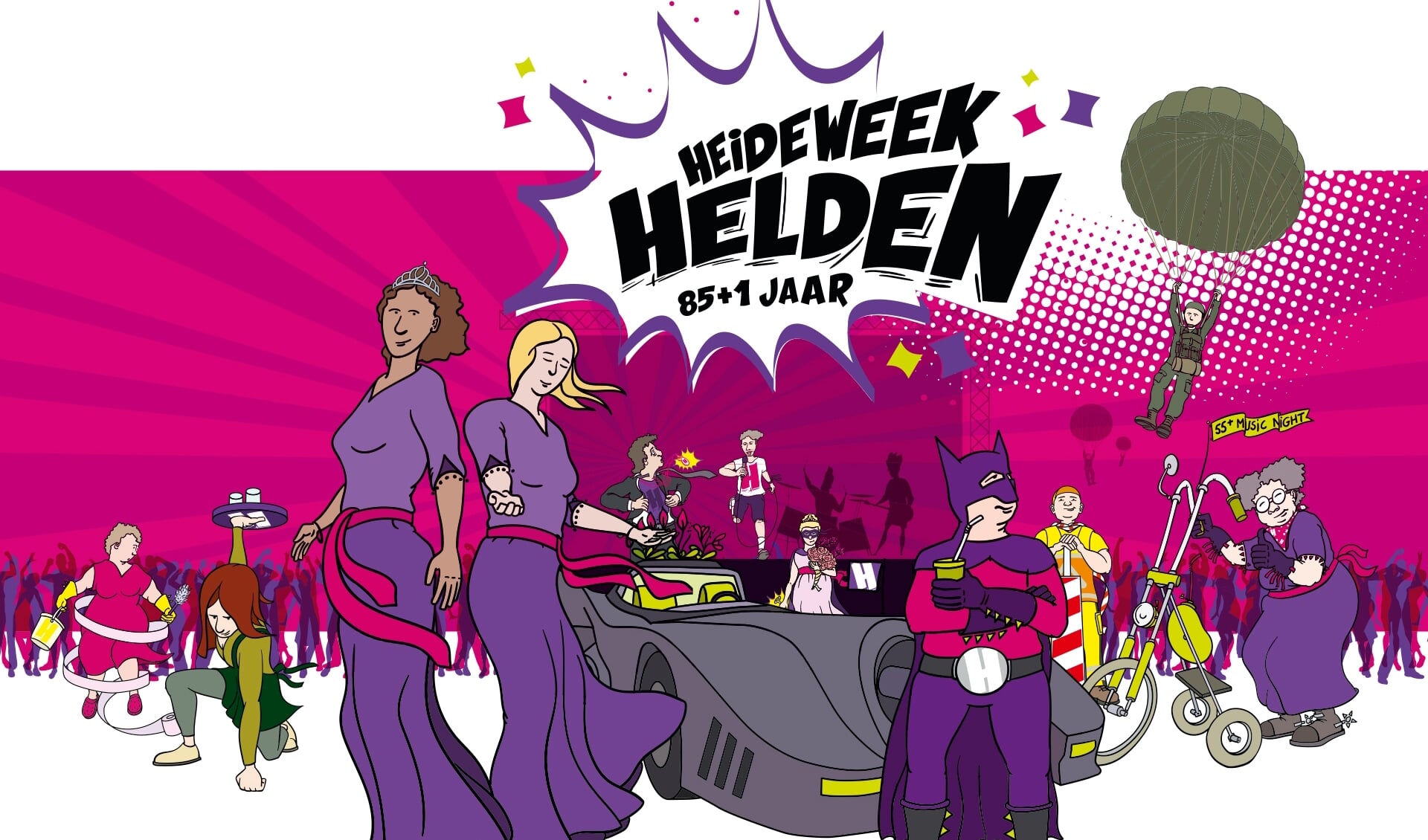 Helden, het thema van de Heideweek 2021.