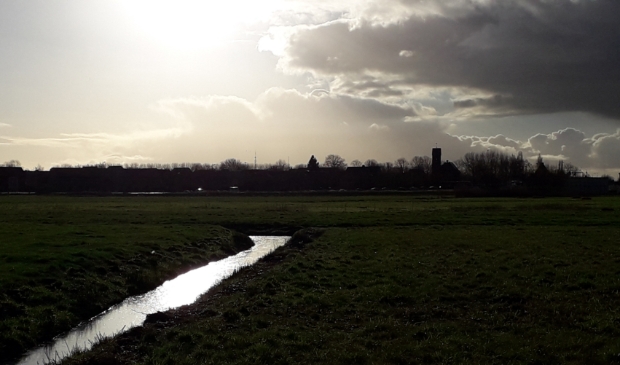 De skyline van Ouderkerk aan de Amstel.