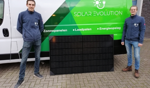 <p>Paul Dirksen (links) en Patrick van Spankeren anticiperen op de mogelijkheden in de snel groeiende energiemarkt.</p>