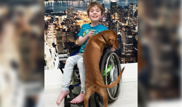 één van de jongens met Duchenne