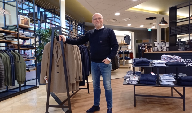 Leon Karreman in zijn winkel Piazza Menswear.